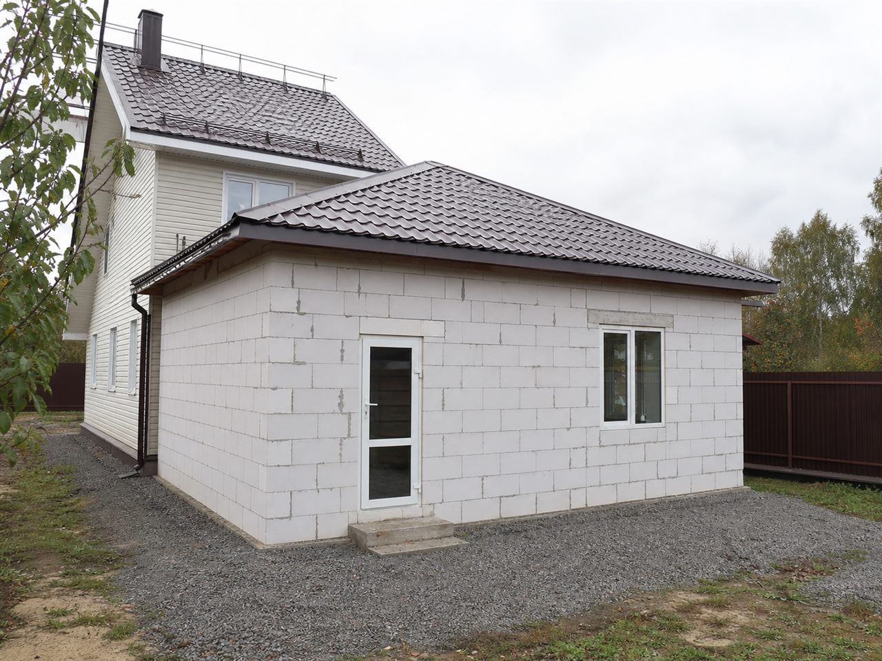 Пристройки из блоков - фото с объекта 03