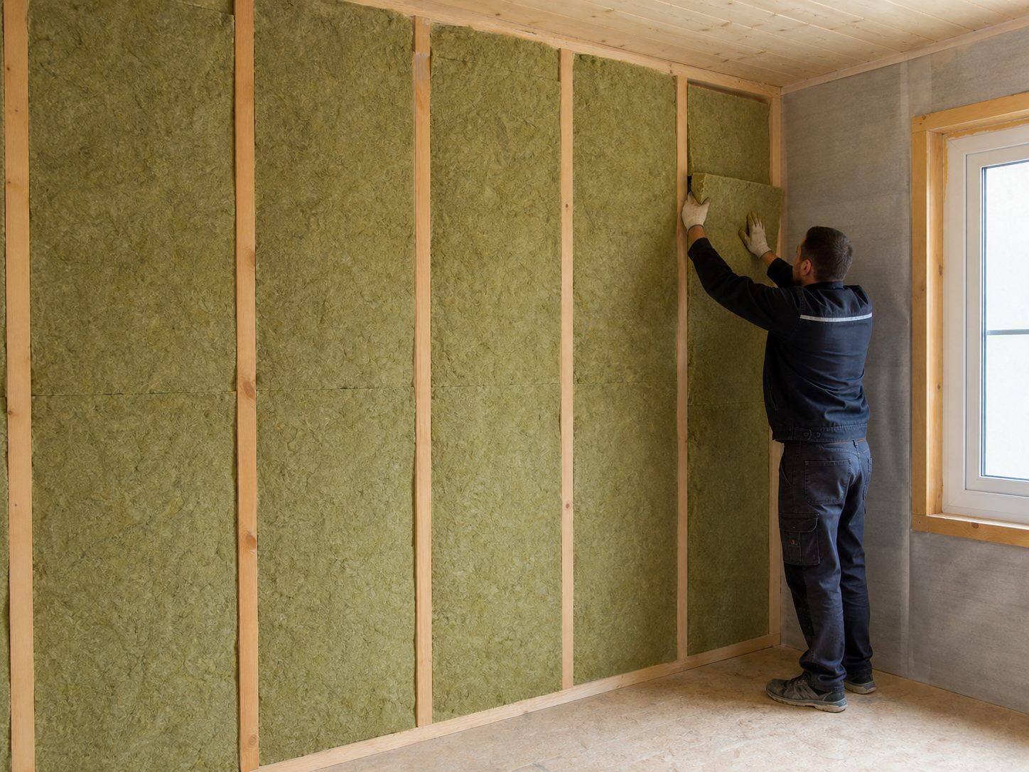 Interior wall insulation photo 01